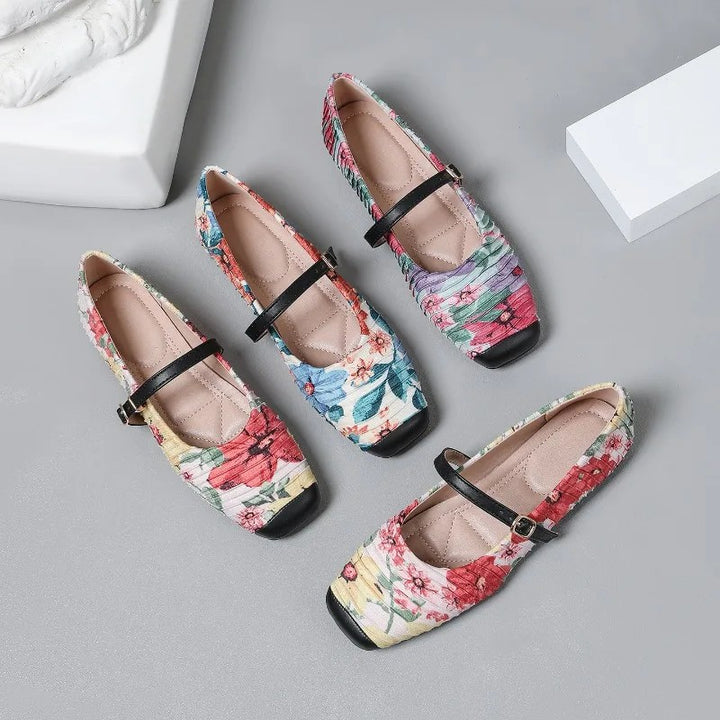Giverny Pleated Mary Janes