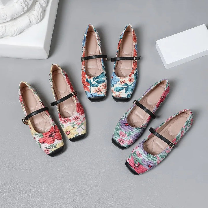 Giverny Pleated Mary Janes