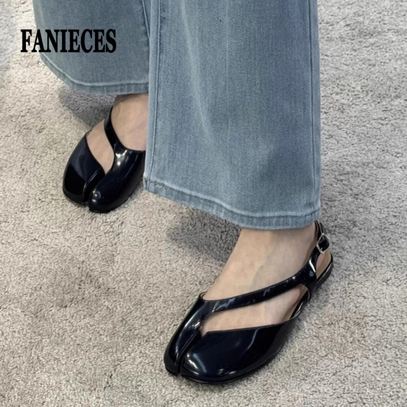 Kaede Split-Toe Slingbacks