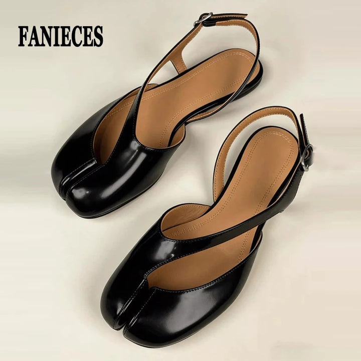 Kaede Split-Toe Slingbacks