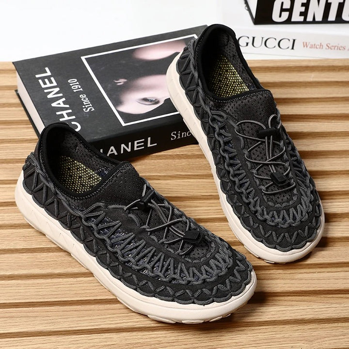 Huarache Woven Sneakers