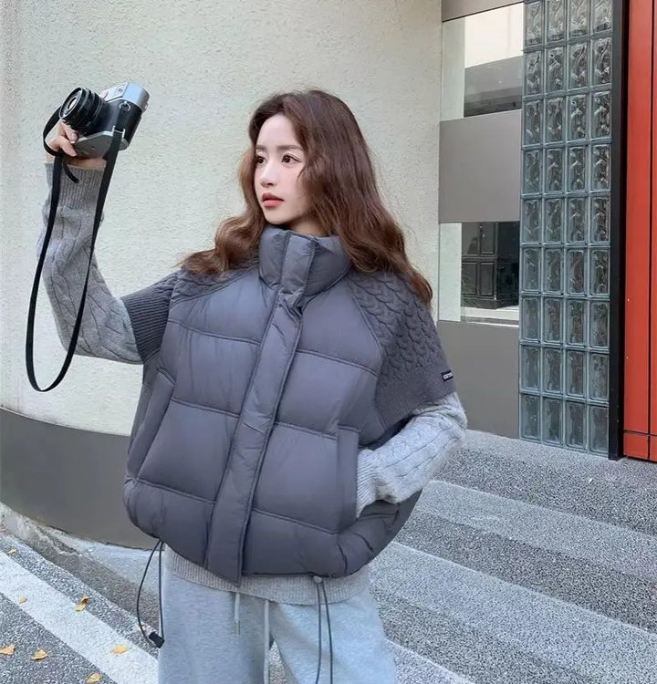 Cocoon Quilted Cape Vest