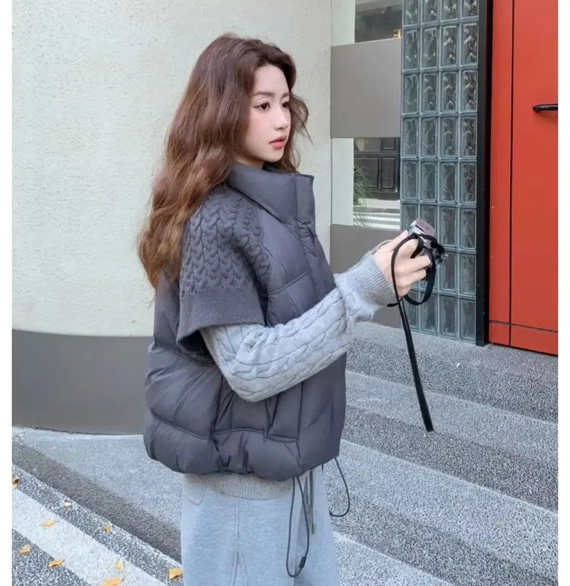 Cocoon Quilted Cape Vest
