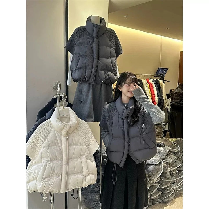 Cocoon Quilted Cape Vest