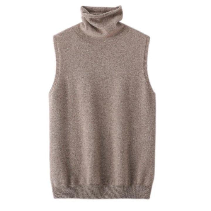 Mariella Turtleneck Wool Vest