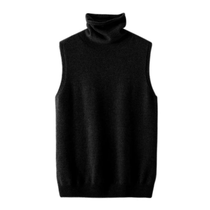 Mariella Turtleneck Wool Vest