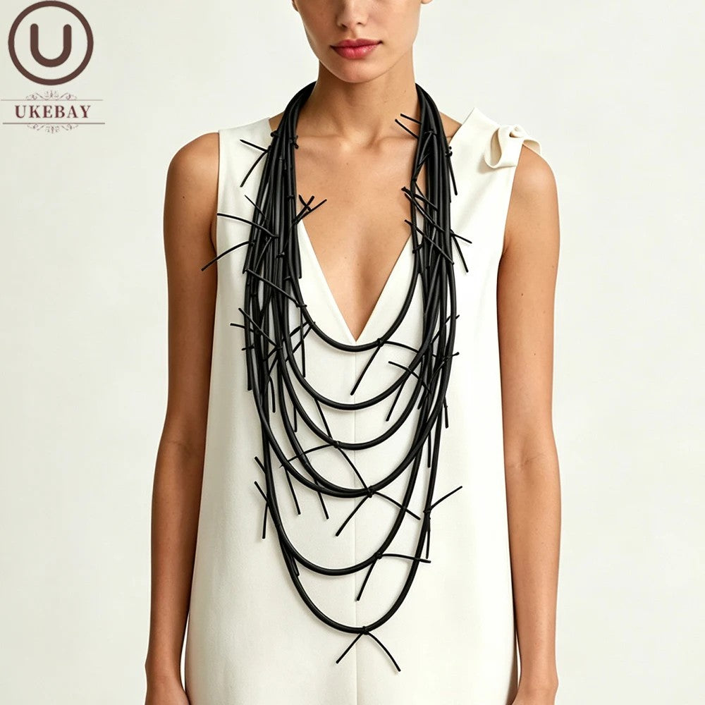 Thornwrap Rubber Necklace