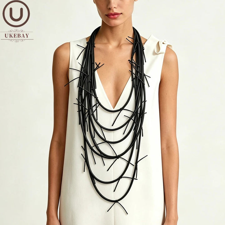 Thornwrap Rubber Necklace