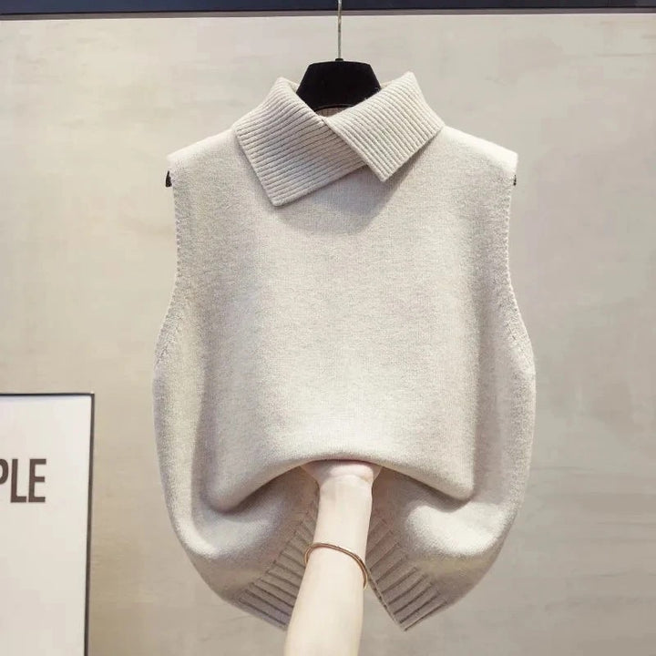 Collared Knit Vest