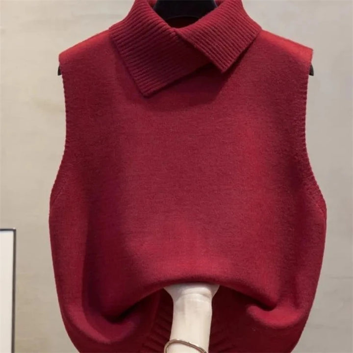 Collared Knit Vest