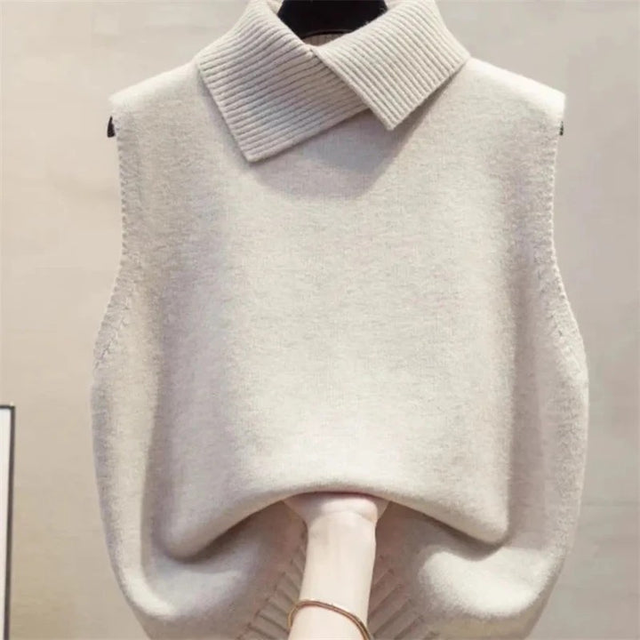 Collared Knit Vest