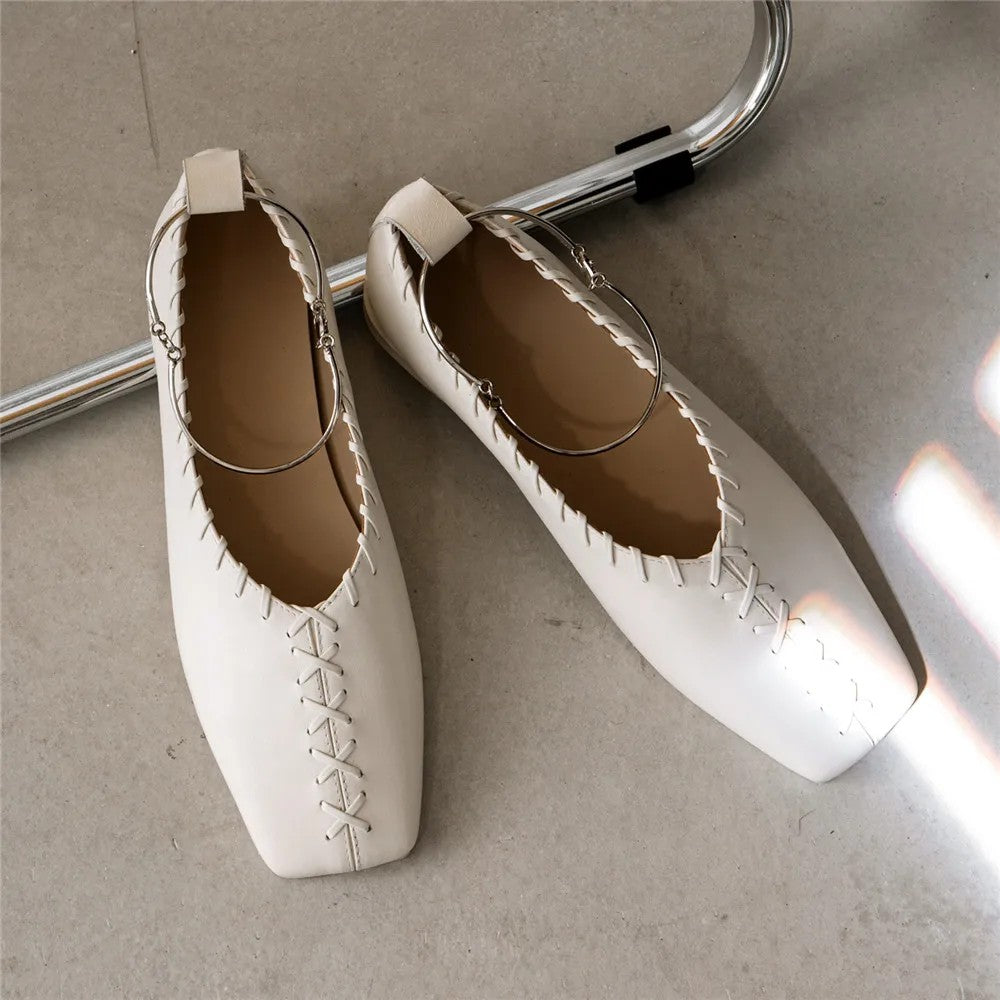 Atelier Woven Mary Janes