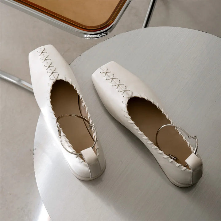 Atelier Woven Mary Janes
