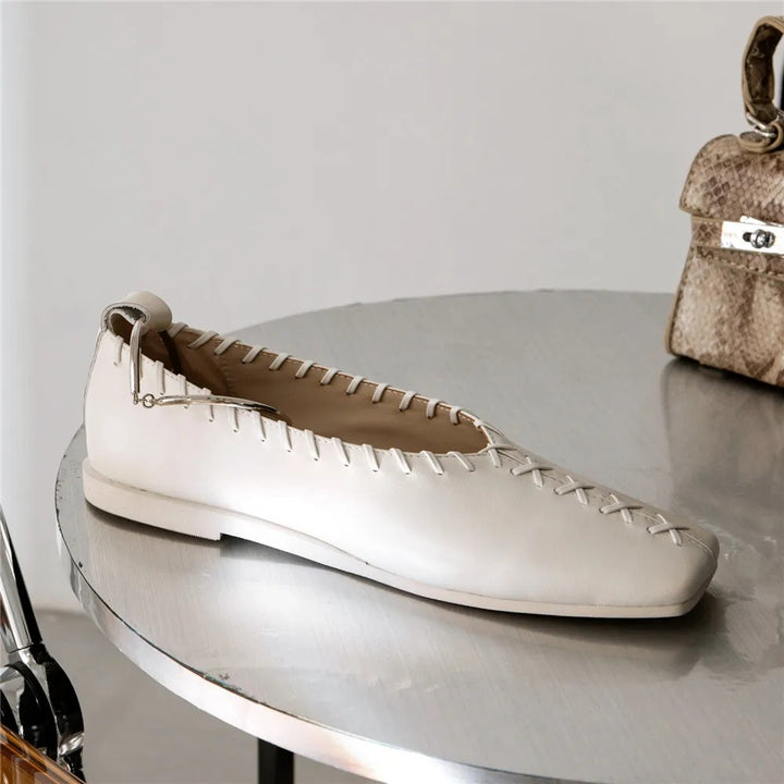 Atelier Woven Mary Janes