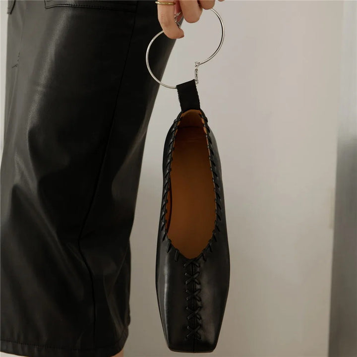 Atelier Woven Mary Janes