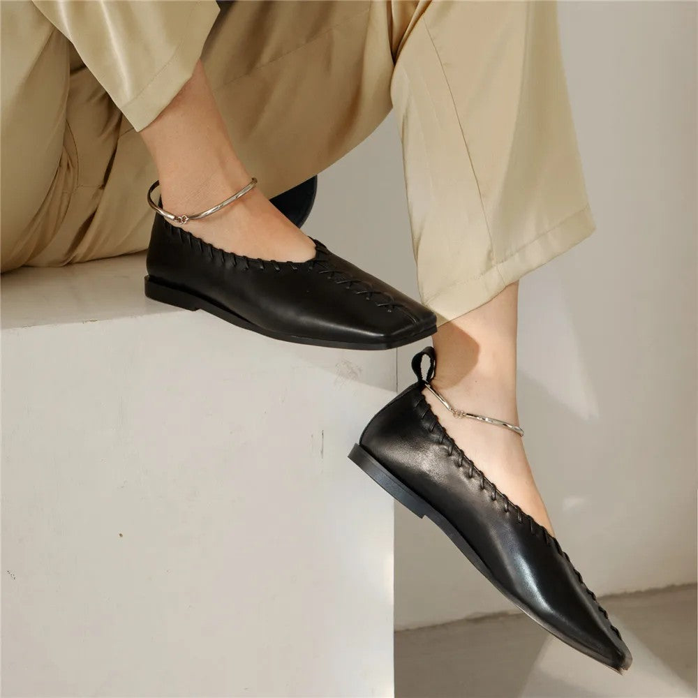 Atelier Woven Mary Janes