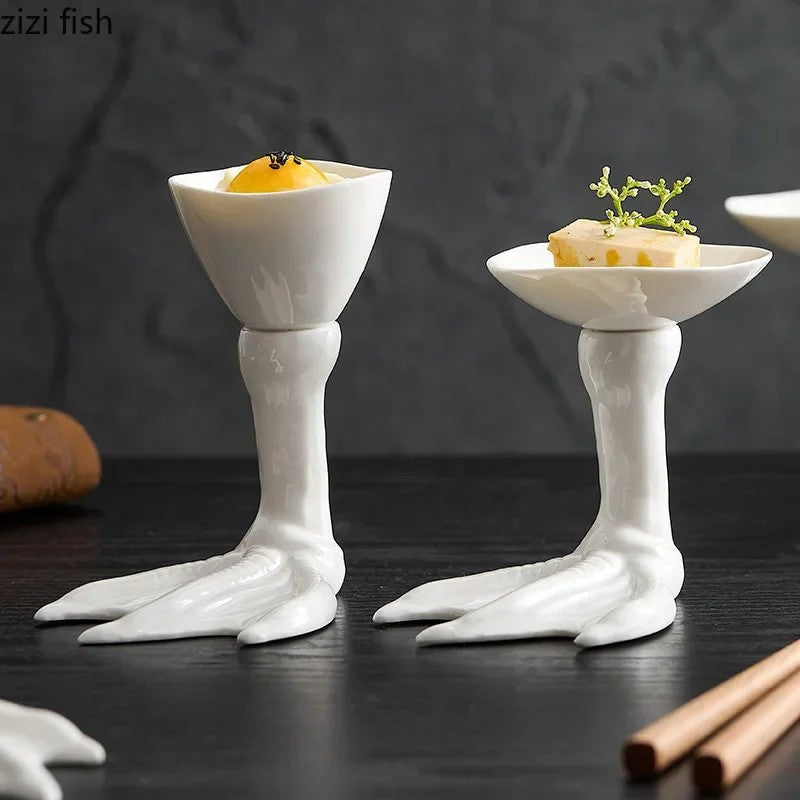 Webfoot Ceramic Serving Stand