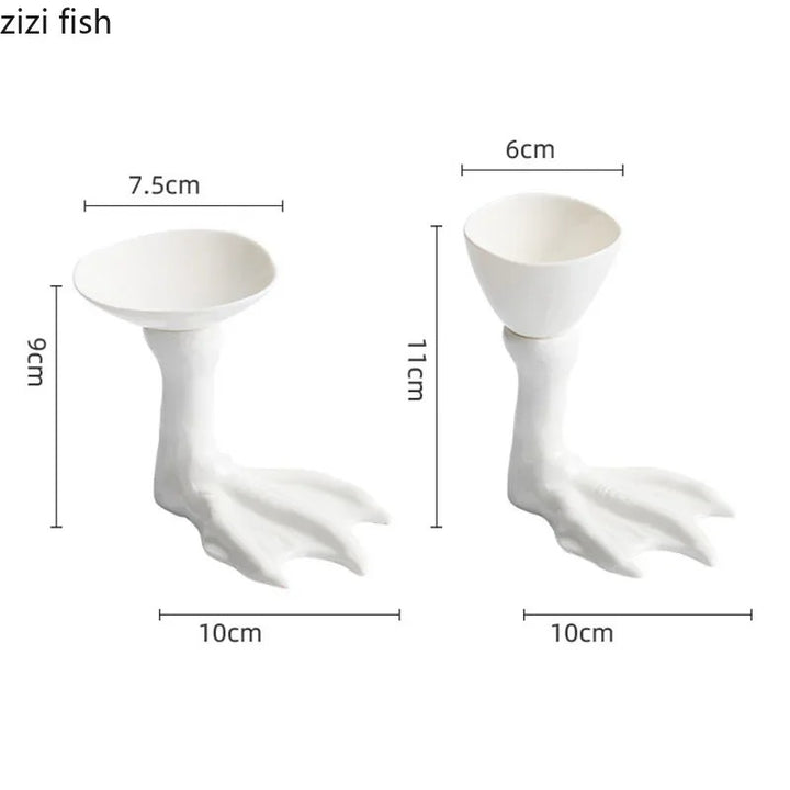 Webfoot Ceramic Serving Stand