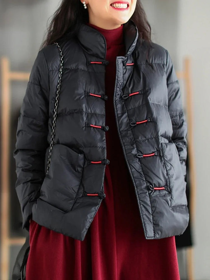Lantern Knot-Button Puffer