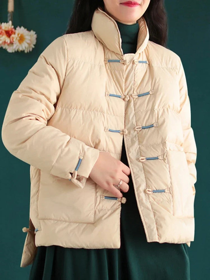 Lantern Knot-Button Puffer