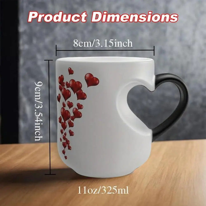 Sweetheart Handle Color-Changing Mug