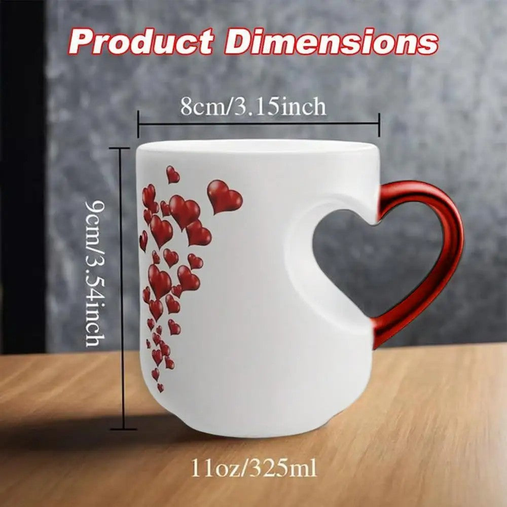 Sweetheart Handle Color-Changing Mug