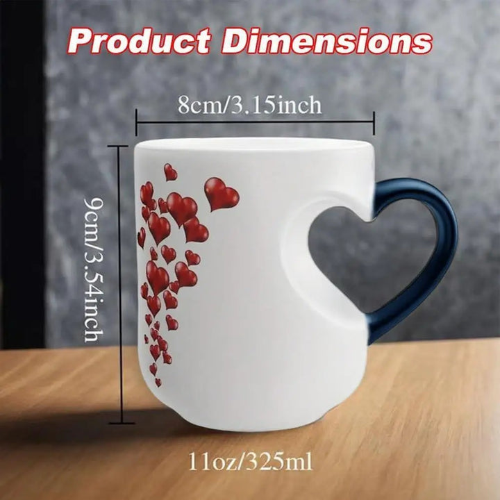 Sweetheart Handle Color-Changing Mug