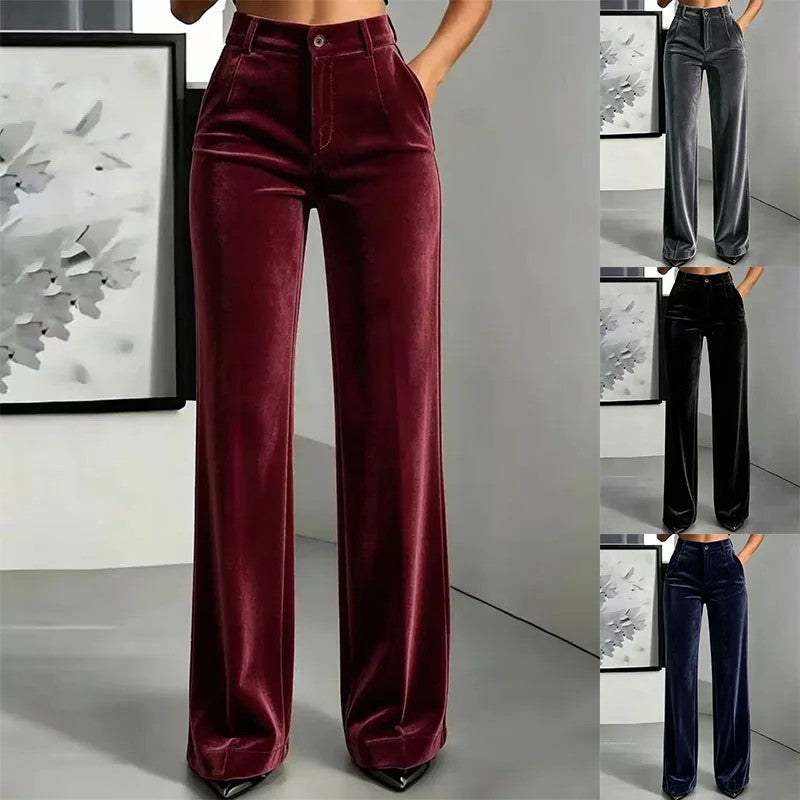 Velluto Wide-Leg Trousers