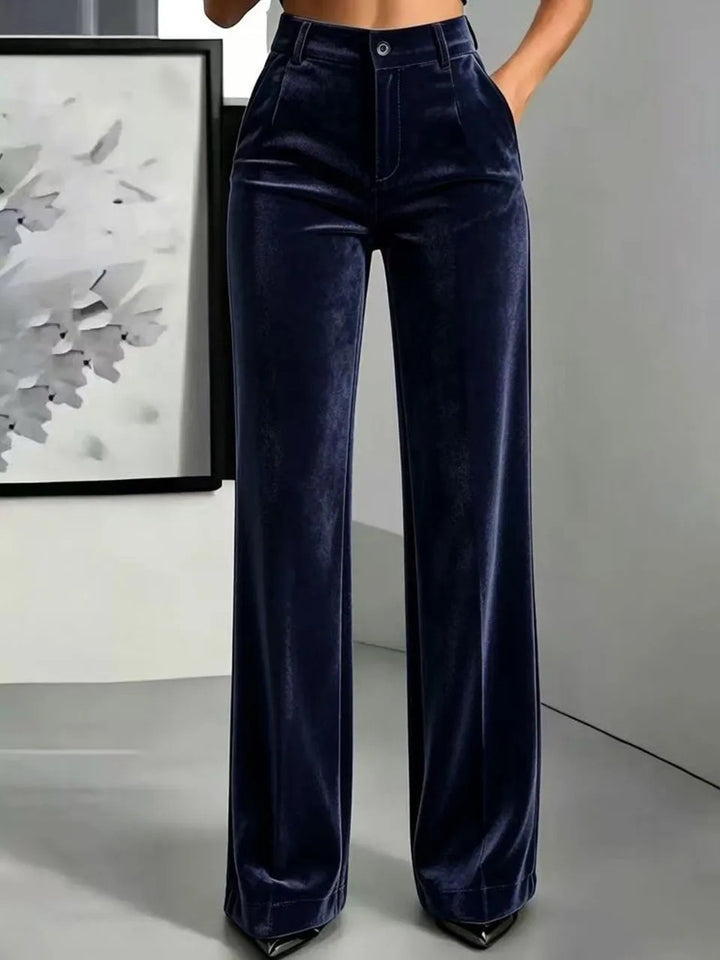 Velluto Wide-Leg Trousers