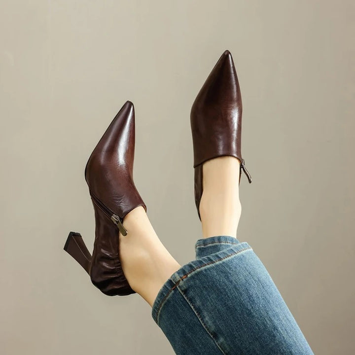 Allegra Pointed Ankle Boots
