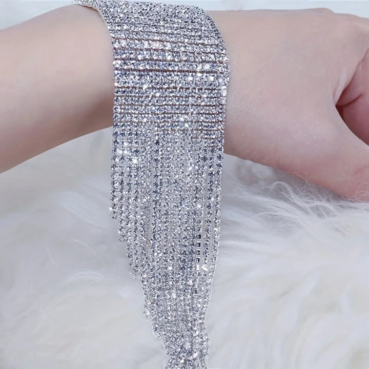 Glint Rhinestone Cuff
