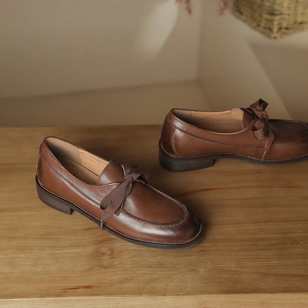 Grosgrain Bow Loafers