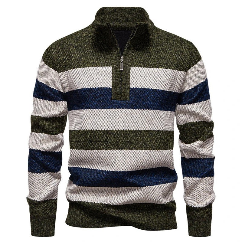 Regatta Striped Half-Zip Sweater