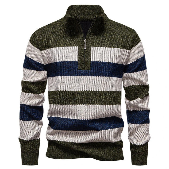 Regatta Striped Half-Zip Sweater