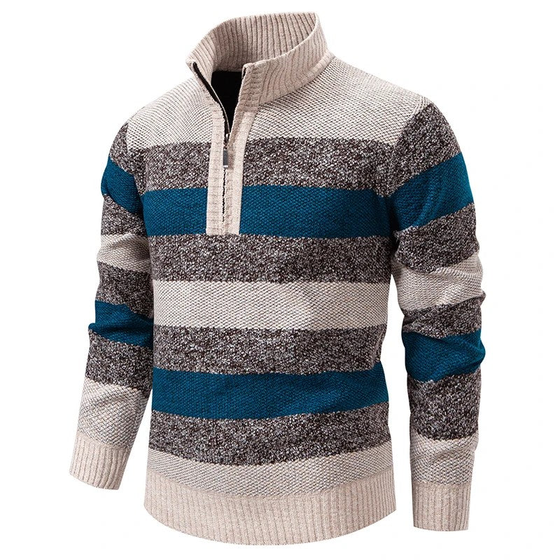 Regatta Striped Half-Zip Sweater