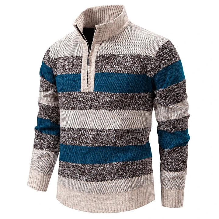 Regatta Striped Half-Zip Sweater
