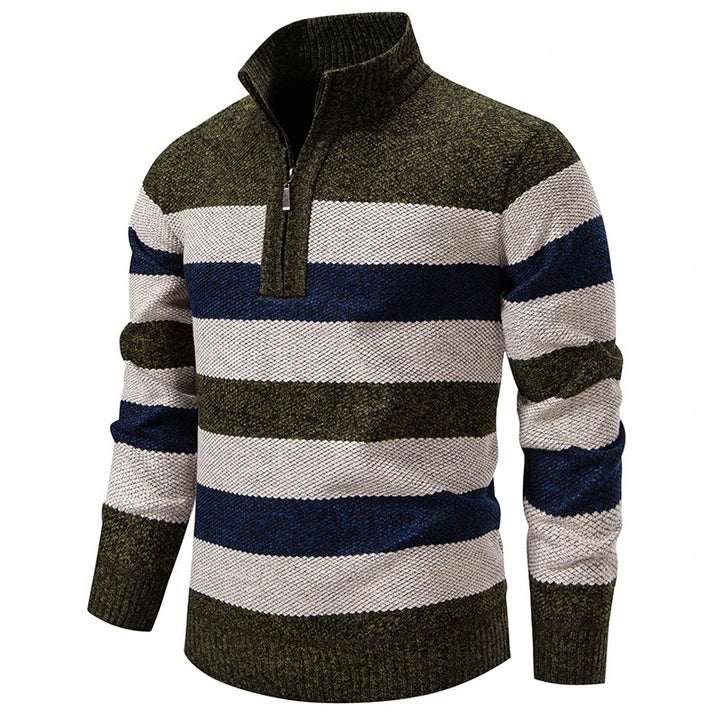 Regatta Striped Half-Zip Sweater