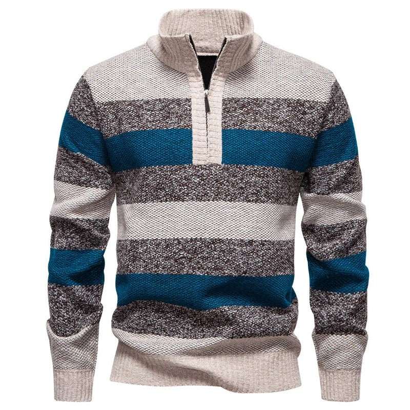 Regatta Striped Half-Zip Sweater