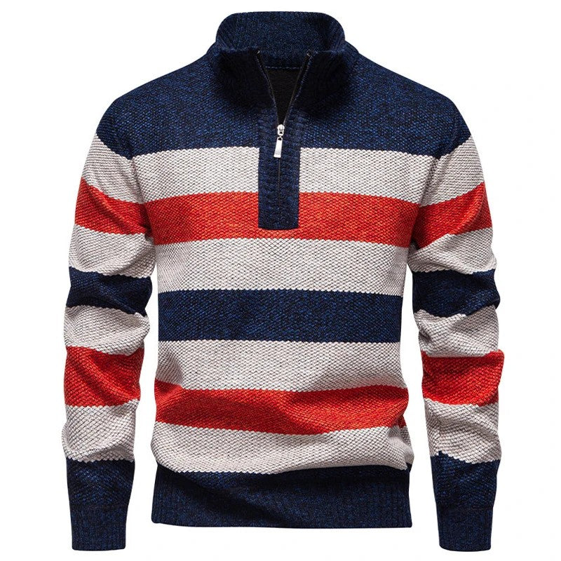 Regatta Striped Half-Zip Sweater