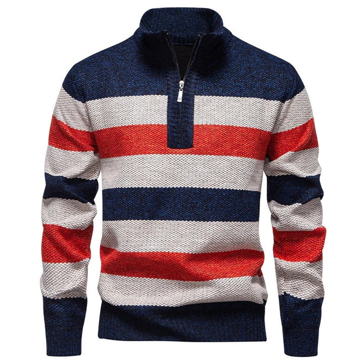 Regatta Striped Half-Zip Sweater