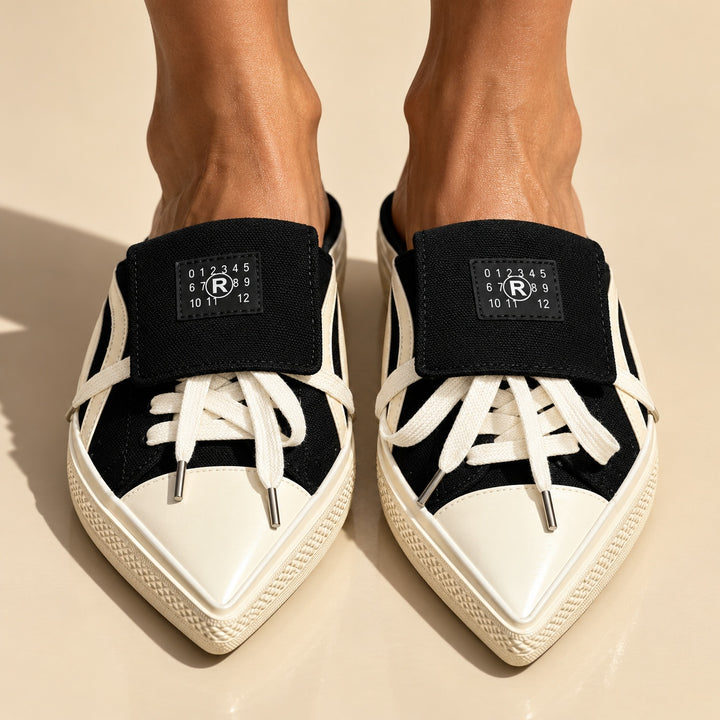 Ledger Pointed Lace-Up Mules — ce_brooklyn_s3_01