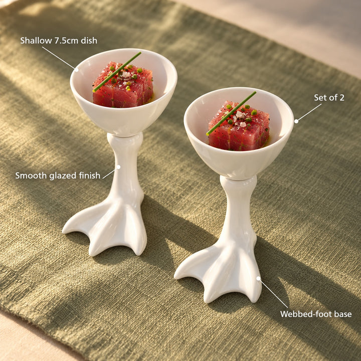 Webfoot Ceramic Serving Stand — ce_metastatic_01